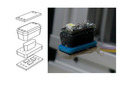 3D打印的执行器和颜色传感器