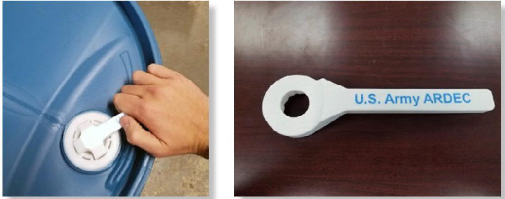 美国陆军用Rize One打印了一个开桶器和3D扳手