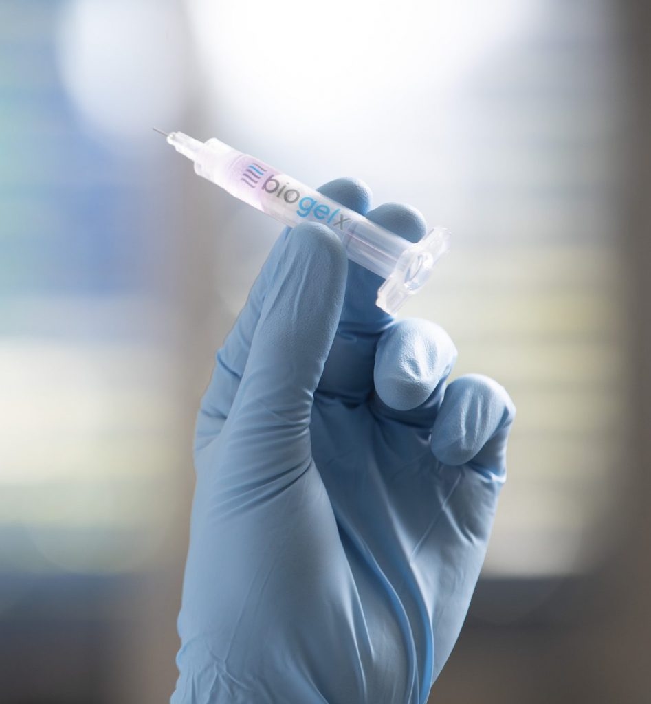含有Biogelx™-INK的注射器