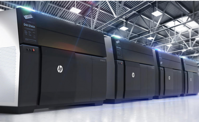 HP Metal Jet 3D printing