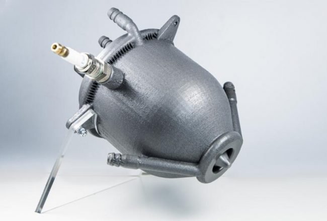 3D打印塞式喷管发动机原型